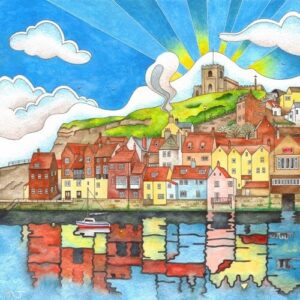 A Painting of Whitby by Martin Jones