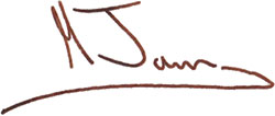 Martin Jones Signature